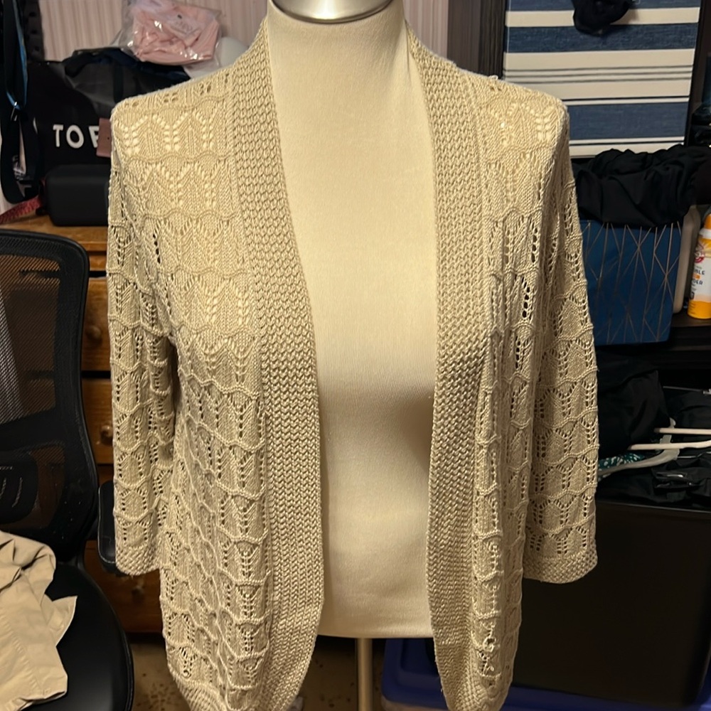 NWOT Napa Valley knit shrug 2x